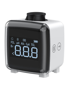 Kit de Prueba de Agua Digital 6 en 1 Pawfly - pH, Cloro, Bromo