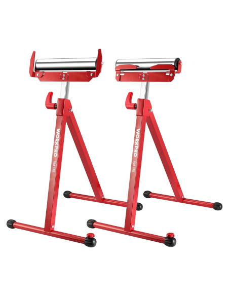 Soporte de rodillo plegable WORKPRO, altura ajustable 68.6-109.2 cm Soporte de rodillo plegable WORKPRO, altura ajustable 68.6-109.2 cm