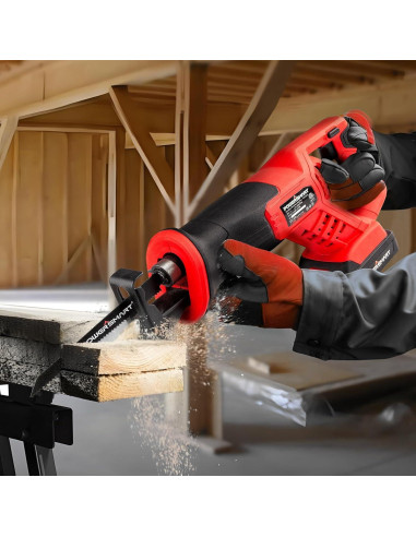 Sierra Recíproca Inalámbrica PowerSmart 20V con Batería 2Ah