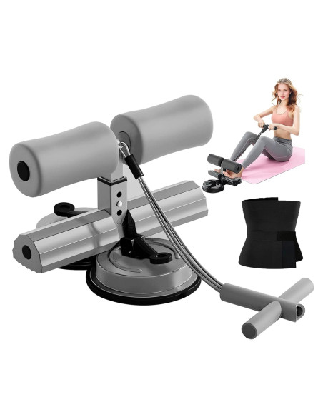 Entrenador Abdominal IIJPPM con Doble Ventosa y Cinturón