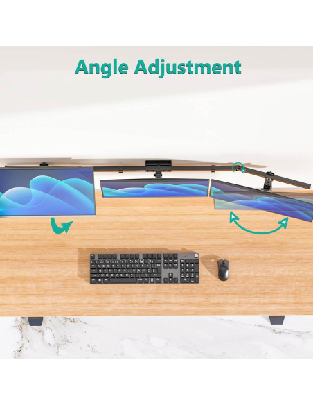 Soporte de Pared para Triple Monitor WALI 17-32" Negro