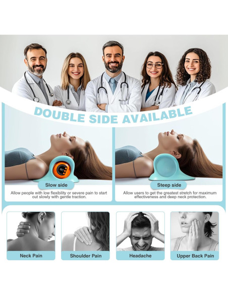 Masajeador de Cuello GYSIEN con Calor y 3 Modos, Alivio Muscular