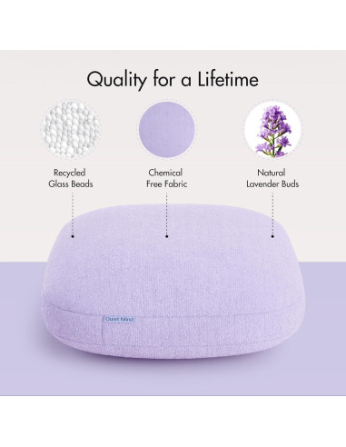 Almohada Corporal con Peso Quiet Mind Grande 7.41kg Lavanda