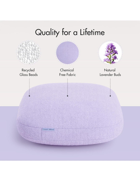 Almohada Corporal con Peso Quiet Mind Grande 7.41kg Lavanda