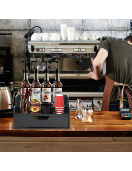 Organizador de café Lzhevsk con cajón para cápsulas K Cup