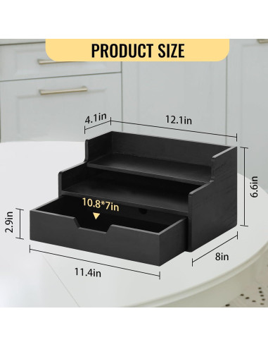 Organizador de café Lzhevsk con cajón para cápsulas K Cup