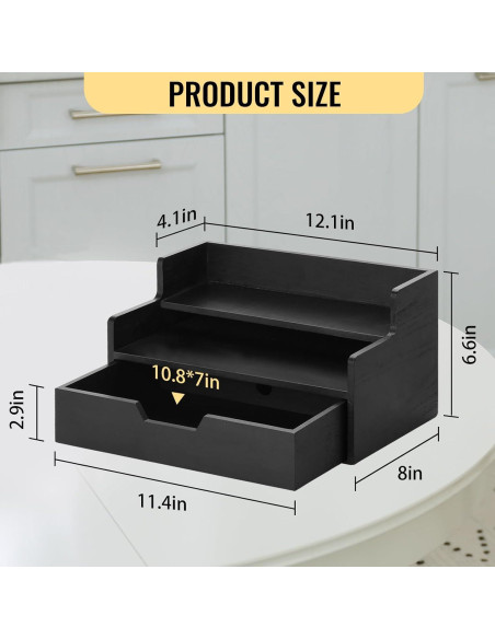 Organizador de café Lzhevsk con cajón para cápsulas K Cup