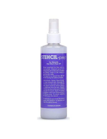 Spray Preparador de Plantillas Stencil.prep 236.6 ml - Tatuaje