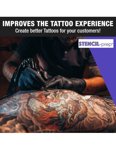 Spray Preparador de Plantillas Stencil.prep 236.6 ml - Tatuaje