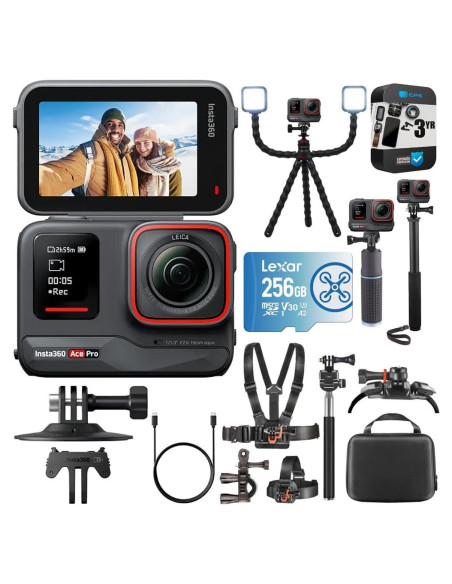 Cámara de Acción Insta360 Ace Pro 4K 120fps con Accesorios Cámara de Acción Insta360 Ace Pro 4K 120fps con Accesorios