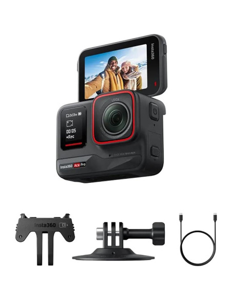 Cámara de Acción Insta360 Ace Pro 4K 120fps con Accesorios Cámara de Acción Insta360 Ace Pro 4K 120fps con Accesorios