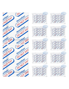 Absorbentes de Oxígeno 400CC Lidisanita - 10 Paquetes Grado Alimenticio