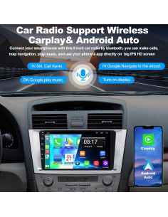 Radio de Coche Android 12 Inexaccessories 9" para Toyota Camry 2
