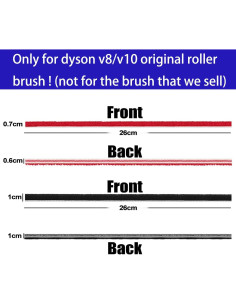 4 Tiras Reemplazo para Aspiradora Dyson V8 V10 Odashen 2