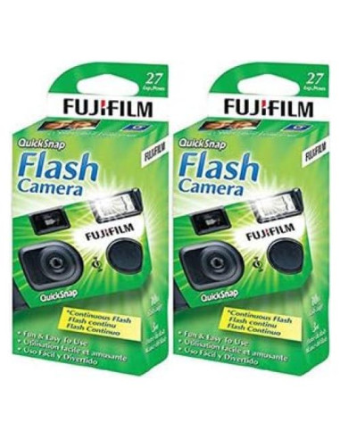 Cámara desechable Fujifilm QuickSnap Flash 400 - 2 cajas