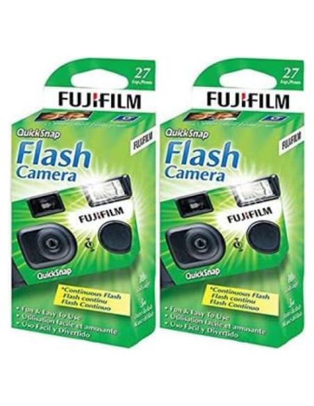 Cámara desechable Fujifilm QuickSnap Flash 400 - 2 cajas