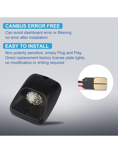 Luces de Matrícula LED MbuyDIY Tacoma 1995-2004 6000K