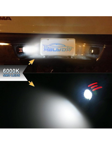 Luces de Matrícula LED MbuyDIY Tacoma 1995-2004 6000K