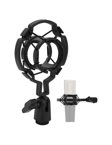 Soporte de micrófono ajustable Tissting con amortiguación 16.5cm