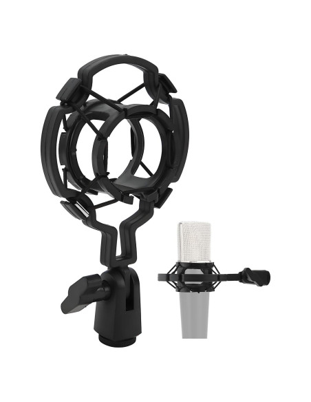 Soporte de micrófono ajustable Tissting con amortiguación 16.5cm