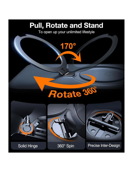 Funda TORRAS para Google Pixel 9 Pro XL con Soporte Giratorio 360