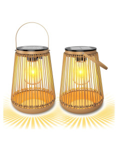 Linternas Solares Colgantes KagoLing - Paquete de 2, IP65