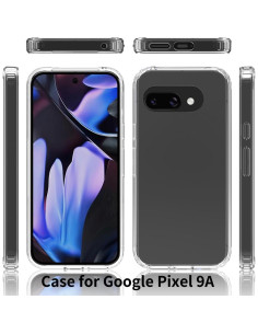 Funda Transparente Sucnakp para Google Pixel 9A TPU Slim 2