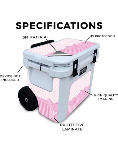 Piel de Brillo Glitter Rosa para Yeti Roadie 32 Cooler - MightySkins