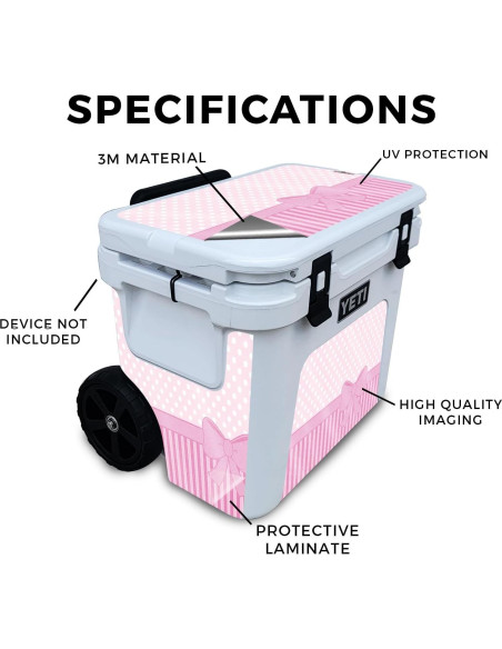 Piel de Brillo Glitter Rosa para Yeti Roadie 32 Cooler - MightySkins