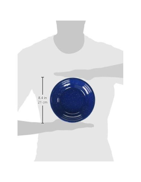 Tazón de Cereal GSI Outdoors Azul 19.8 cm Acero Esmaltado