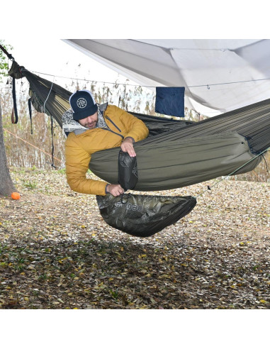 Funda de Hamaca Onewind 55"x47" Verde Oliva Impermeable 90L