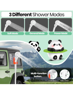 Ducha de Camping Portátil MarvinnanSlyke 10500mAh IPX7 2