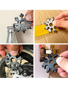 Herramienta Multiusos 18 en 1 FODARSAI Copo de Nieve 2