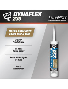 Sellador Elastomérico DAP Dynaflex 230 Pro Blanco 10.1 Oz 2