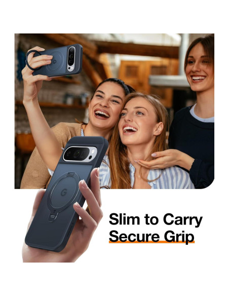 Funda TORRAS para Google Pixel 9 Pro XL con Soporte Giratorio 360