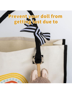 6 Piezas Llavero Seguro Silicona Flexible para Muñecas 2