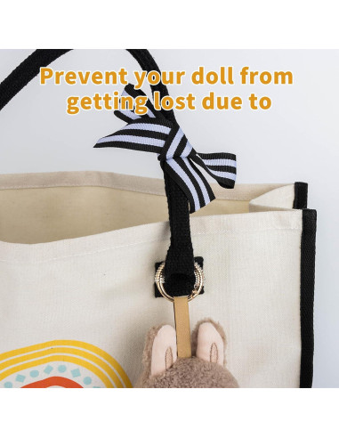 6 Piezas Llavero Seguro Silicona Flexible para Muñecas