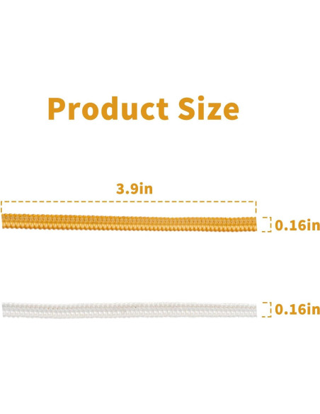 6 Piezas Llavero Seguro Silicona Flexible para Muñecas