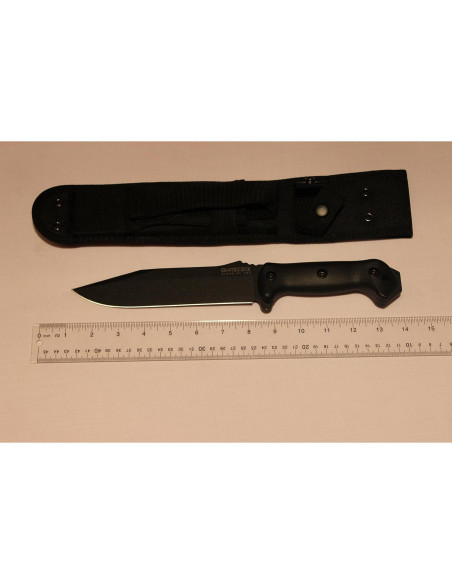 Cuchillo de Combate KA-BAR BK7 20.32 cm Acero 1095 Negro