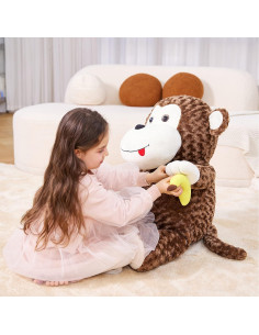 Mono de Peluche Gigante IKASA 76 cm Suave y Duradero 2