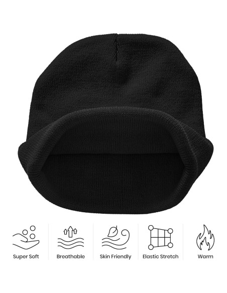 Gorro de Punto Bordado AIMASTZ Unisex Amarillo Pato Divertido Gorro de Punto Bordado AIMASTZ Unisex Amarillo Pato Divertido