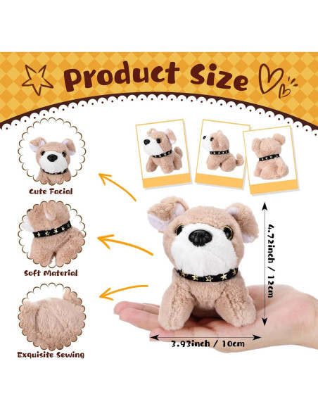 18 Perros de Peluche Aoriher para Cachorros - Suaves y Bonitos