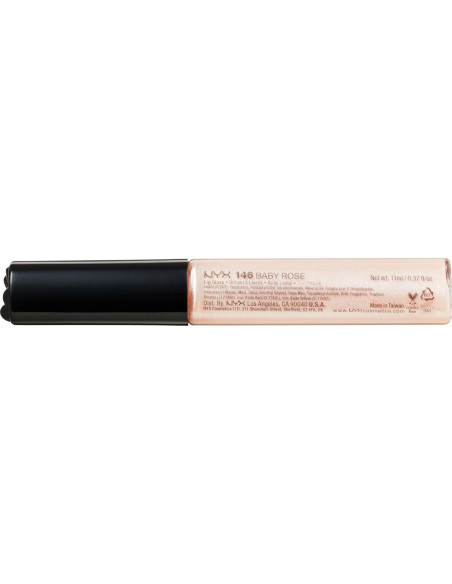 Brillo de Labios Mega Shine NYX Rosa Bebé 10.5 Gr