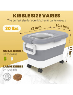 Contenedor de Almacenamiento de Alimentos HOYTAMDAR 20-30 kg 2