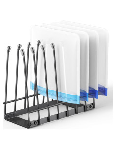 Organizador de Secado de Bolsas Plegable MKS18 Negro 23.9x19.6 cm