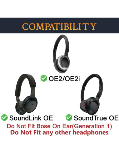 Almohadillas de Gel Refrigerante SOULWIT para Auriculares Bose OE2