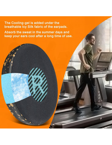 Almohadillas de Gel Refrigerante SOULWIT para Auriculares Bose OE2