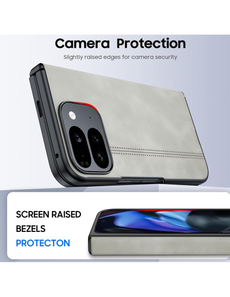Funda delgada Google Pixel 9 Pro Fold con protector magnético