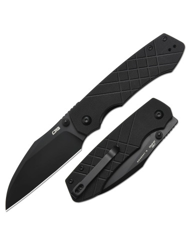 Cuchillo Plegable CJRB Kestrel J1962 Negro 8.41 cm EDC