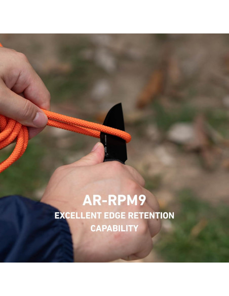 Cuchillo Plegable CJRB Kestrel J1962 Negro 8.41 cm EDC